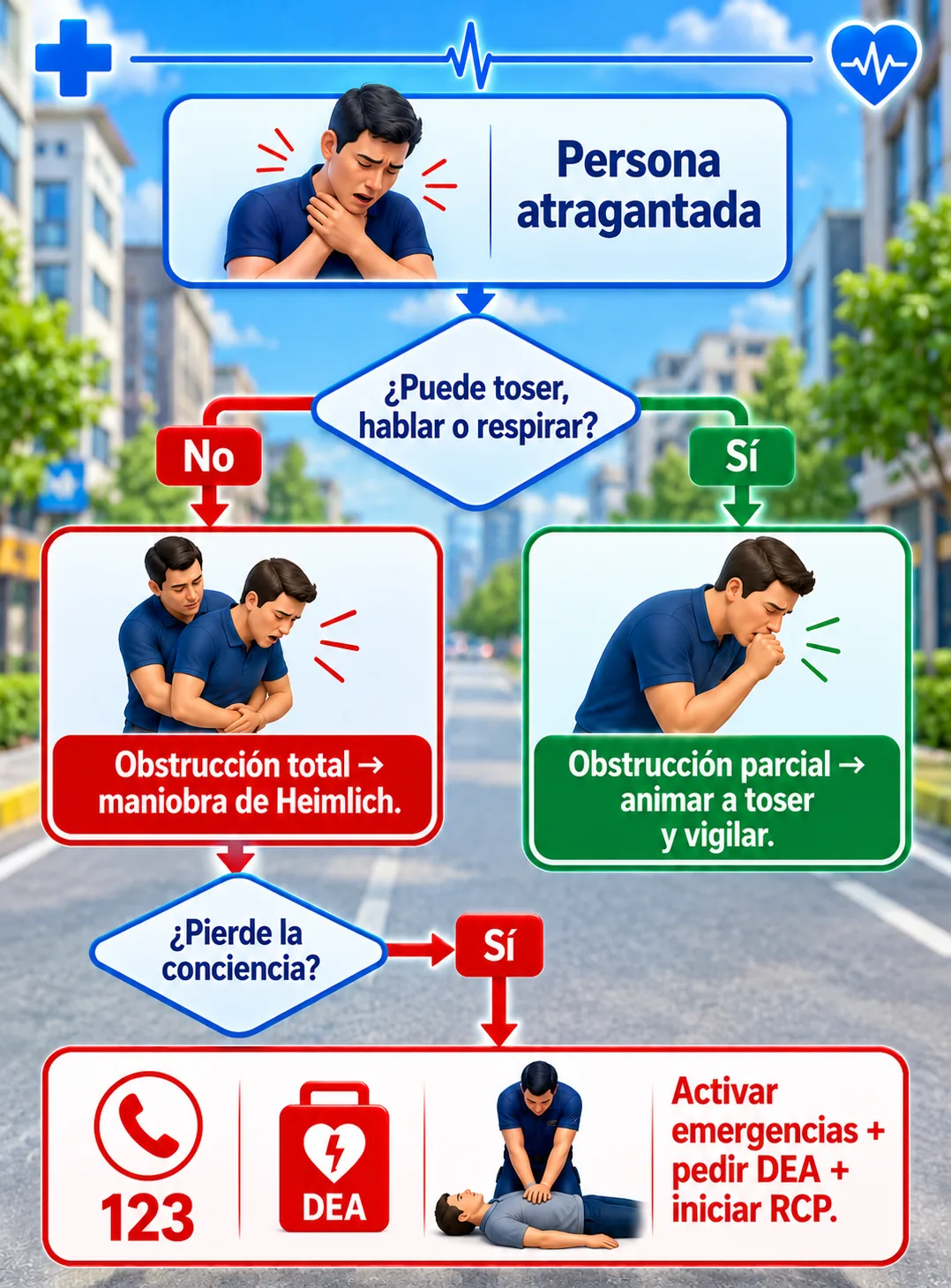 Obstrucción de vía aérea por cuerpo extraño